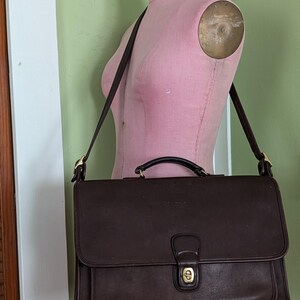 Dark Brown Vintage Coach Metropolitan Briefcase 5180 - Etsy