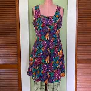 90s Floral Mini Dress