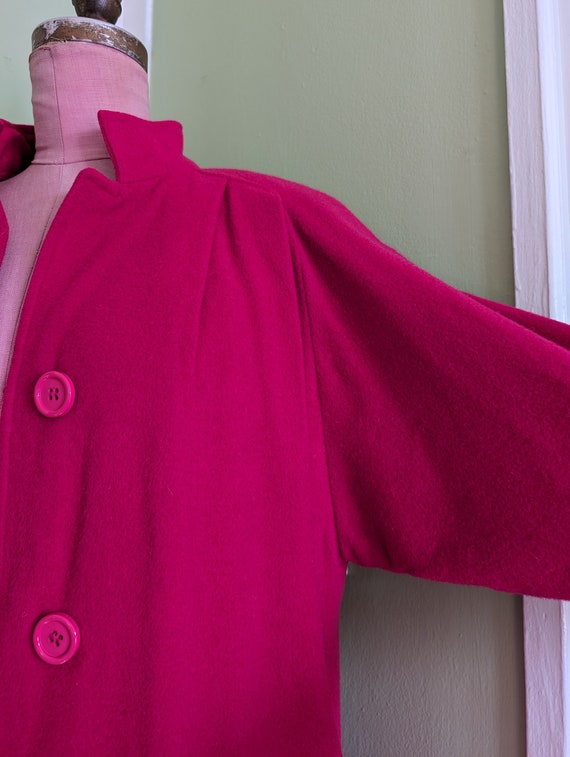 1980s Pink Winter Coat - image 5