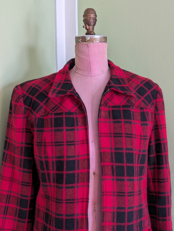 90s Buffalo Plaid Jacket