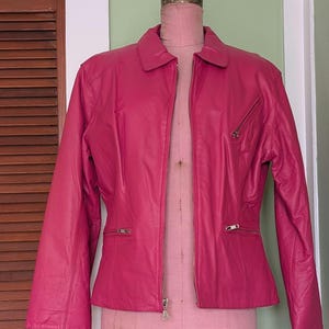 2000s Leather Jacket - Etsy