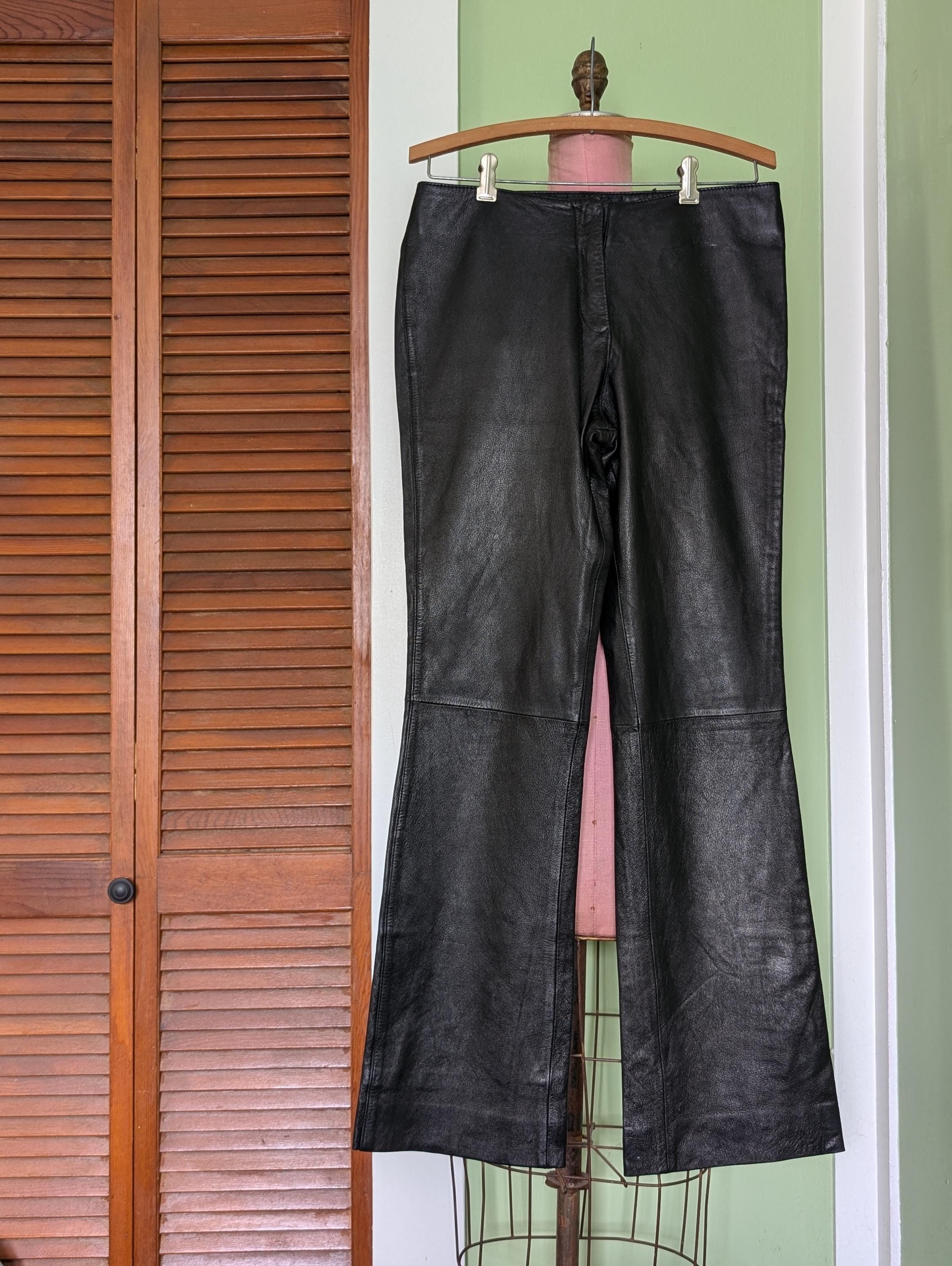 Y2k Leather Pants - Etsy Y2k Leather Pants - Etsy