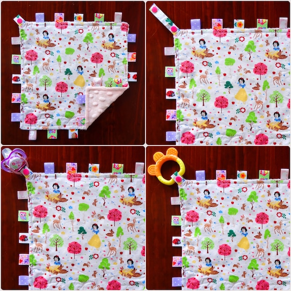 Elephant Feathers Kimmidoll Minnie Mouse Owls Paw Patrol Sheep Unicorn Taggie Taggy Tag Security Blanket Toy Comforter dummy clip holder