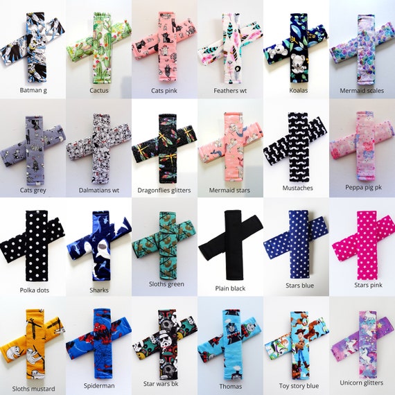 Baby Kids Seat Belt Strap Covers Pram Stroller Car Seat Baby Etsy