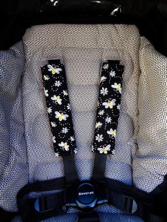 Elephant car seat strap covers hot sale