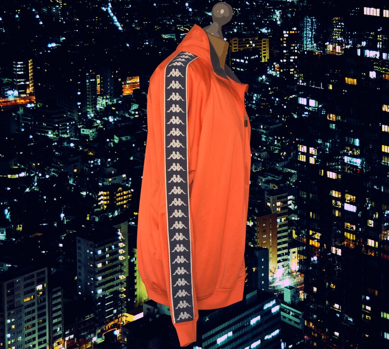 Kappa Orange Authentic Vintage 80s/90s Unisex Tracksuit Zip Etsy
