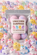Toy Bath Bombs | Unicorn Suprise Bath Bombs | Kids Bath Bomb | Bath Bomb set |Sensitive Skin