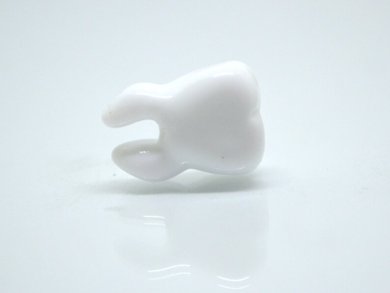 Glass tooth beads Dentist gift Teeth beads Dentist beads Etsy