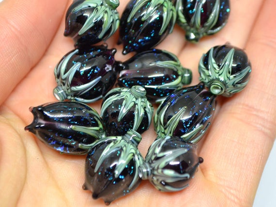 Dichroic glass beads deals