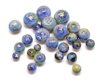 space lampwork beads half-drilled beads galaxy beads for earrings galaxy jewelry making lampwork galaxy bead Focal