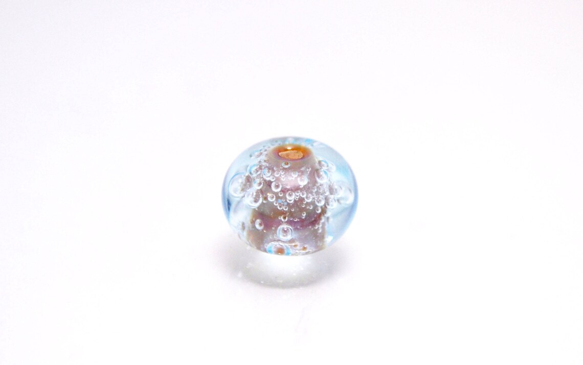 Bubbles Glass Bubble Jewelry Lampwork Blue Glass Bubbles Sky Etsy