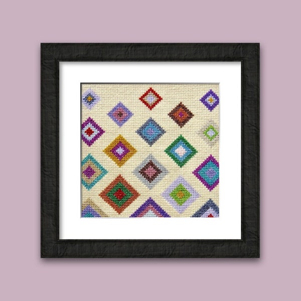 Shining Diamonds Cross Stitch Kit, Large, 16 Count Aida