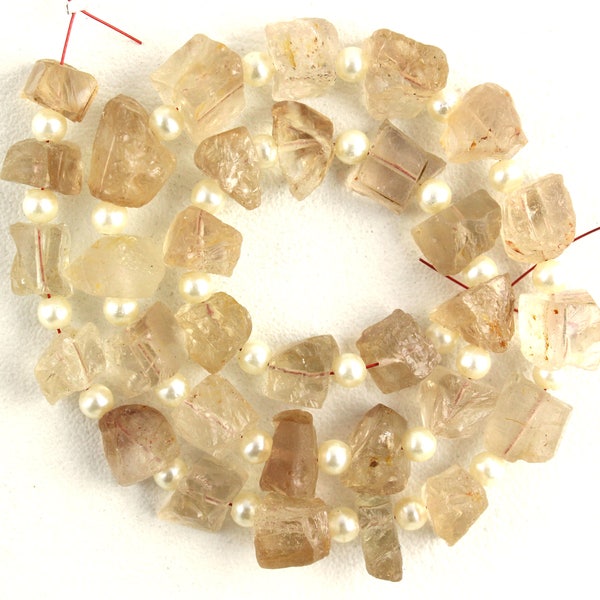 1 Strand Imperial Topaz Rough,16 Pieces,Gemstone,Making Jewelry,Topaz Beads,7-10 MM, Imperial Beads,Rough Gemstone,Wholesale Price