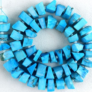 Good Quality 50 Pieces Turquoise Rough Gemstone,6-8 MM Approx,Rough Gemstone,Turquoise Rough,Making Jewelry,Drilled Rough,Wholesale Price
