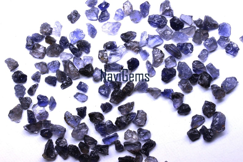 AAA Quality 50 Pieces Natural Iolite Rough Loose Gemstone Etsy