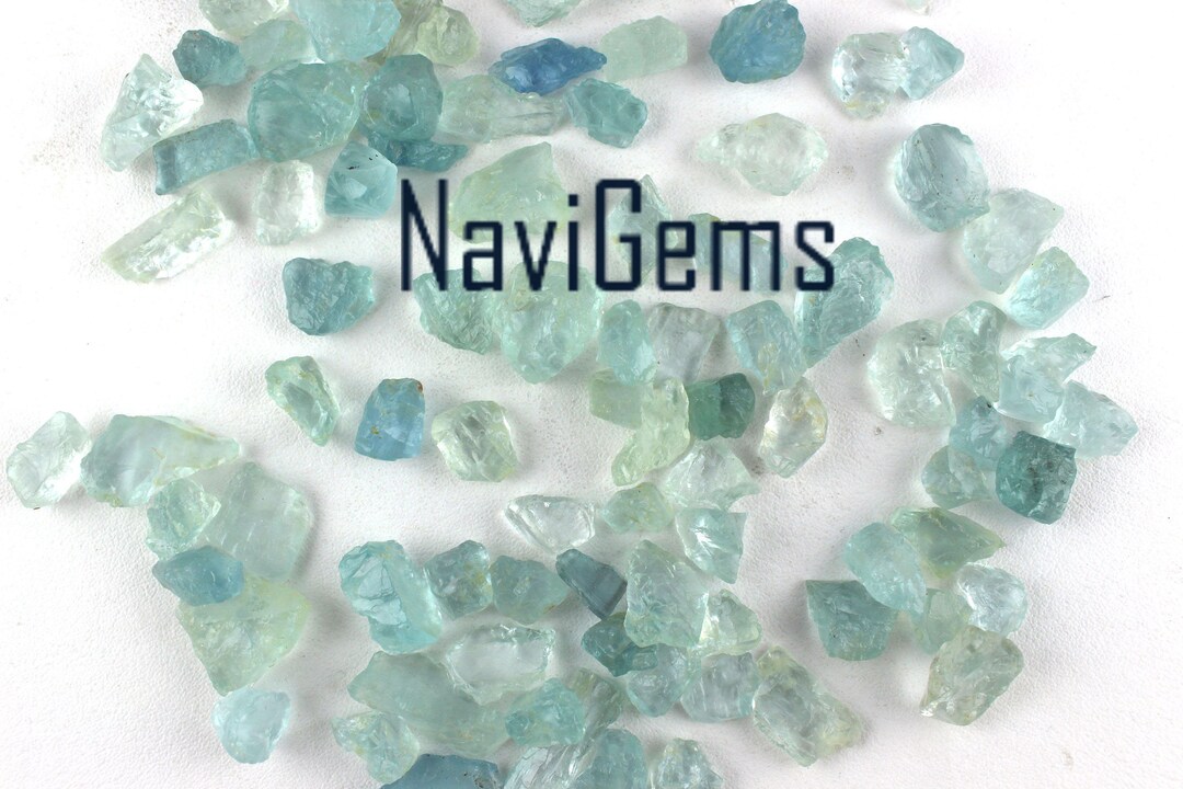 Aigue Marine Naturelle 200 perles chips