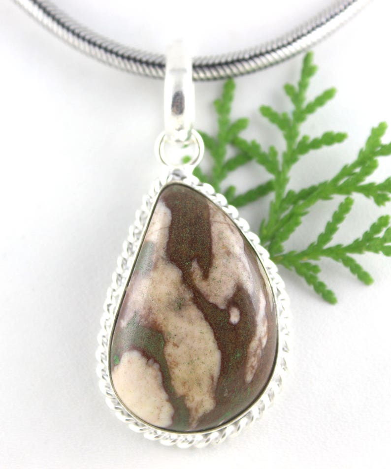 1 Pendant,Sterling Silver Pendant,Blood stone,Coconut Jasper,Natural Jasper,Pendant,Necklace Pendant,Stone Pendant,Jasper,Gemstone,Wholesale