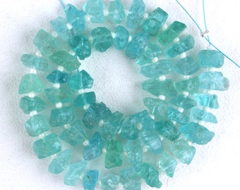Apatite naturale grezza, qualità AAA, 50 pezzi, pietra preziosa forata, 6-8 mm circa, pietra preziosa grezza, apatite, creazione di gioielli, prezzo all&#39;ingrosso