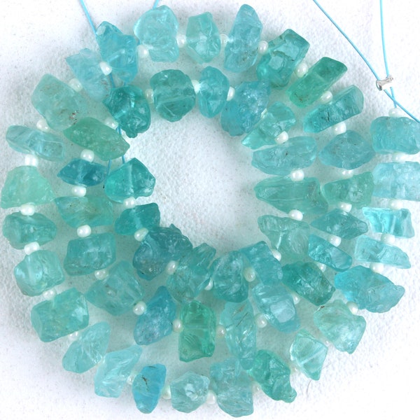 AAA Quality 50 Piece Natural Apatite Rough,Drilled Gemstone,6-8MM Approx,Rough Gemstone,Apatite,Making Jewelry,Natural Rough,Wholesale Price