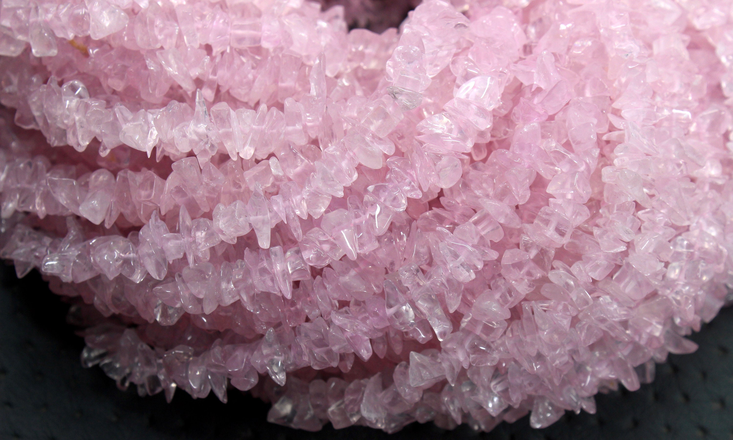 16 Natural Rose Quartz Chips Rose Quartz Bead Uncut Etsy UK