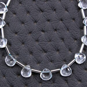 Fine Quality 28 Piece Natural Aquamarine Faceted Heart Shape Tiny Bead,Size 4-5 MM,Aquamarine Gemstone,Gift For Her,Making Jewelry Wholesale