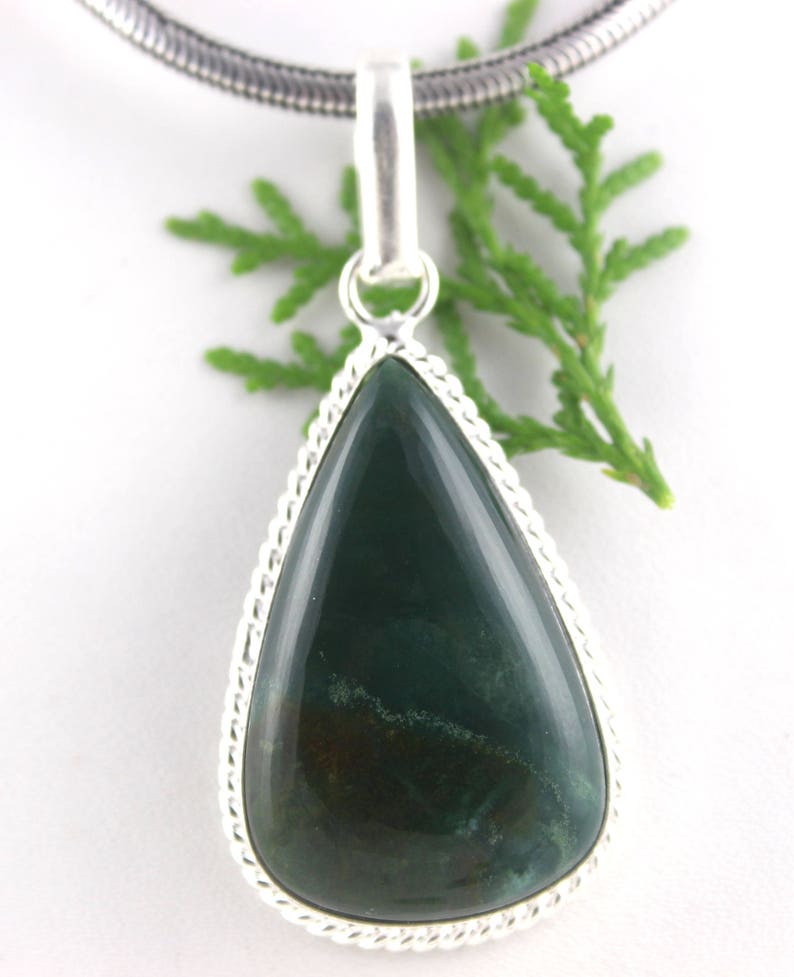 1 Pendant,Sterling Silver Pendant,Blood stone,Coconut Jasper,Natural Jasper,Pendant,Necklace Pendant,Stone Pendant,Jasper,Gemstone,Wholesale