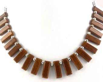 AAA Quality 1 Strand Natural Mookite Agate,Rectangle Agate,7x19.5mm,Natural Stone,Agate Stone,Agate,Faceted Agate,Rectangle Agate Stone Bead