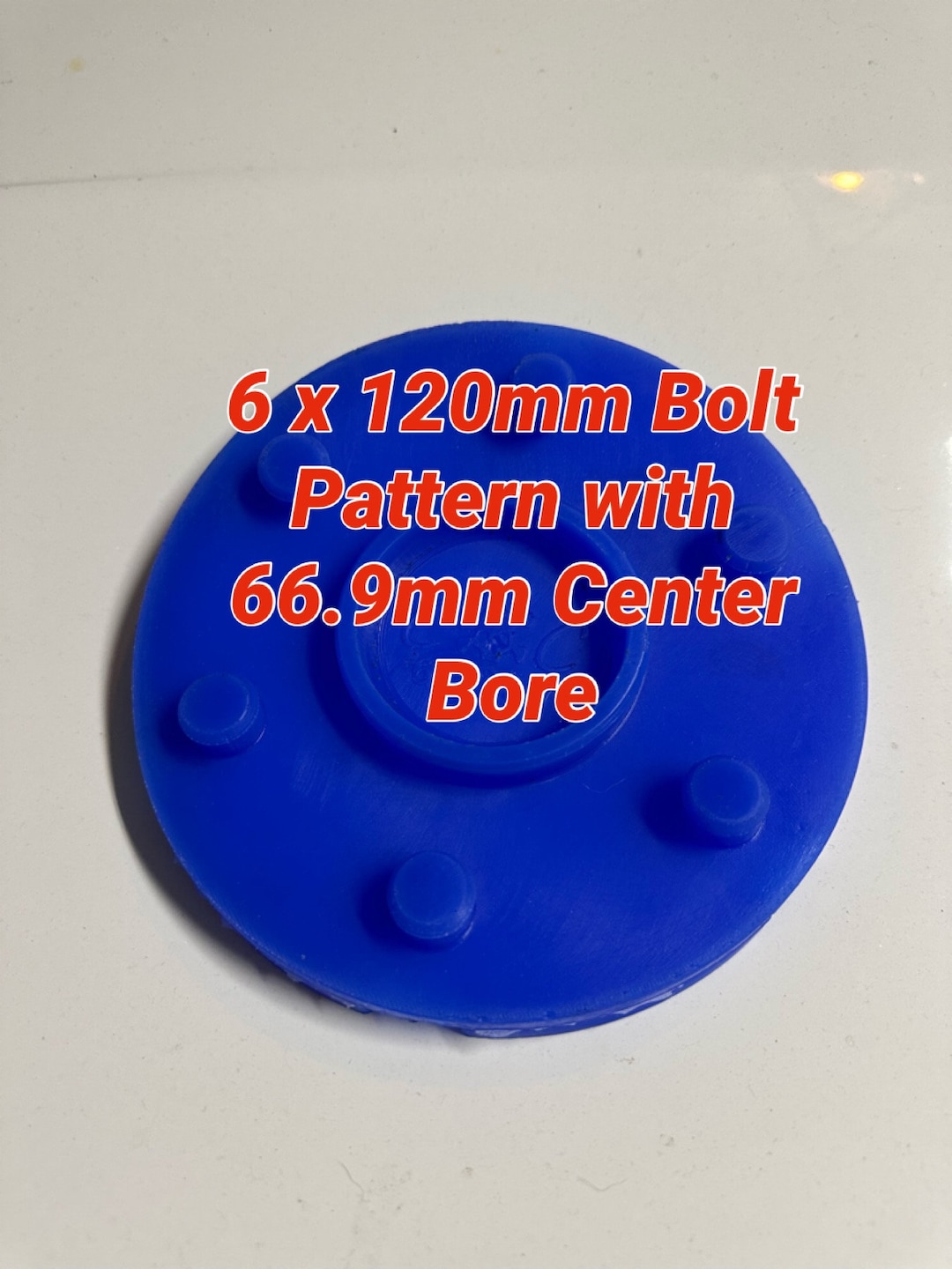 Silicone Wheel Pad Masking Plug 6 X 120mm Bolt Pattern With 66.9mm Center Bore and 18.5mm