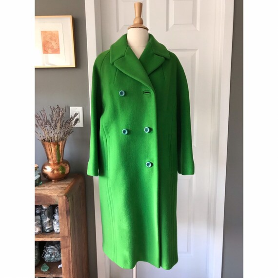 green winter dress