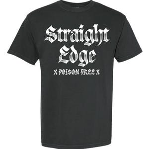 Straight Edge tee - comfort colors