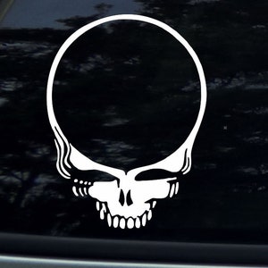 O decalque de vinil DIE CUT de caveira SYF de 6,75&quot; x 9,5&quot; vem com instruções de aplicação detalhadas para uma instalação fácil e precisa.