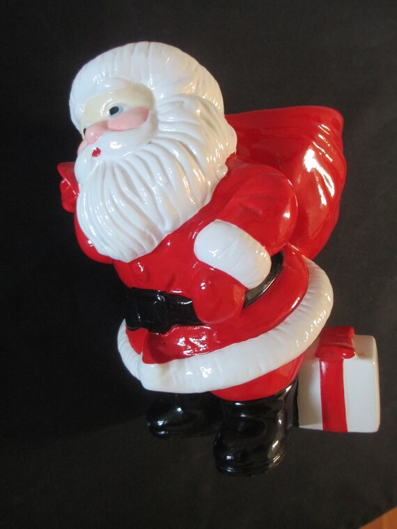 Vintage Avon Ceramic Santa Claus Candle Avon santa bottle | Etsy