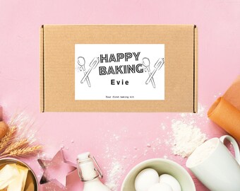 Baking Subscription Box, 3, 6 or 12 month home baking subscription, three month baking s subscription, Baking kit, Children kid craft kit