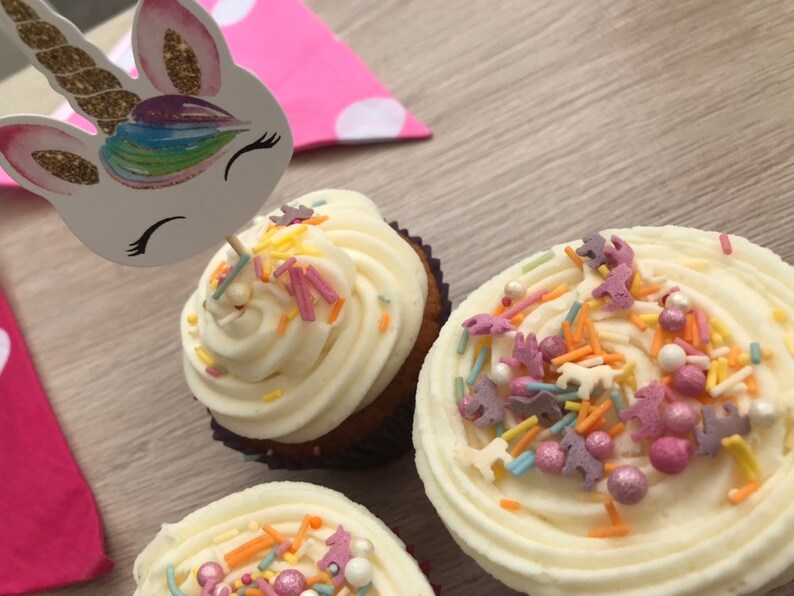 Unicorn Cupcake Baking Kit Make Decorate Your Own Unicorn Etsy