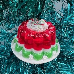Custom Tiered Light Up Jello Mold Ornament