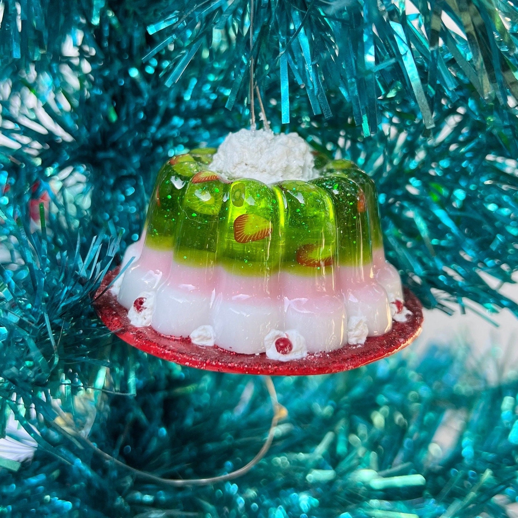 Tiered JELLO Mold HOLIDAY ORNAMENT Etsy