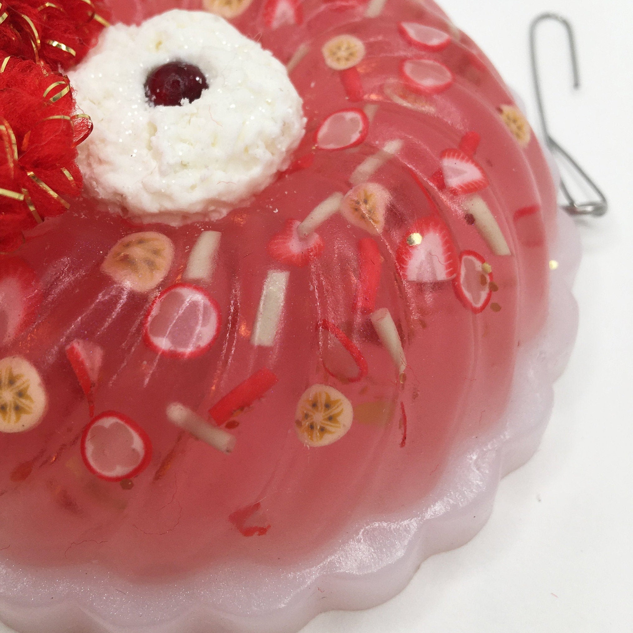 Resin Mini Jello Mold Wreath Ornament Etsy