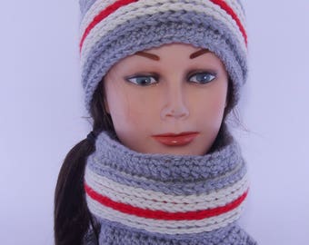 “Chalet” hat and neck warmer