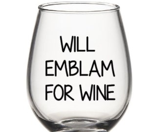 Funeral director wine glass. Funeral director gift. Future funeral director gift. Future funeral director wine glass.