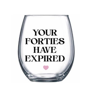 50th wine glass. 50th glass. 50 wine glass. 50 glass.  Fabulous at 50 wine glass. 50 and fabulous wine glass. Fifty wine glass. 50th birthda