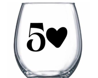 50th wine glass. 50th birthday wine glass. 50th birthday gift. 50 wine glass. 50 and fabulous wine glass. 50 gift. Gift for 50th birthday.