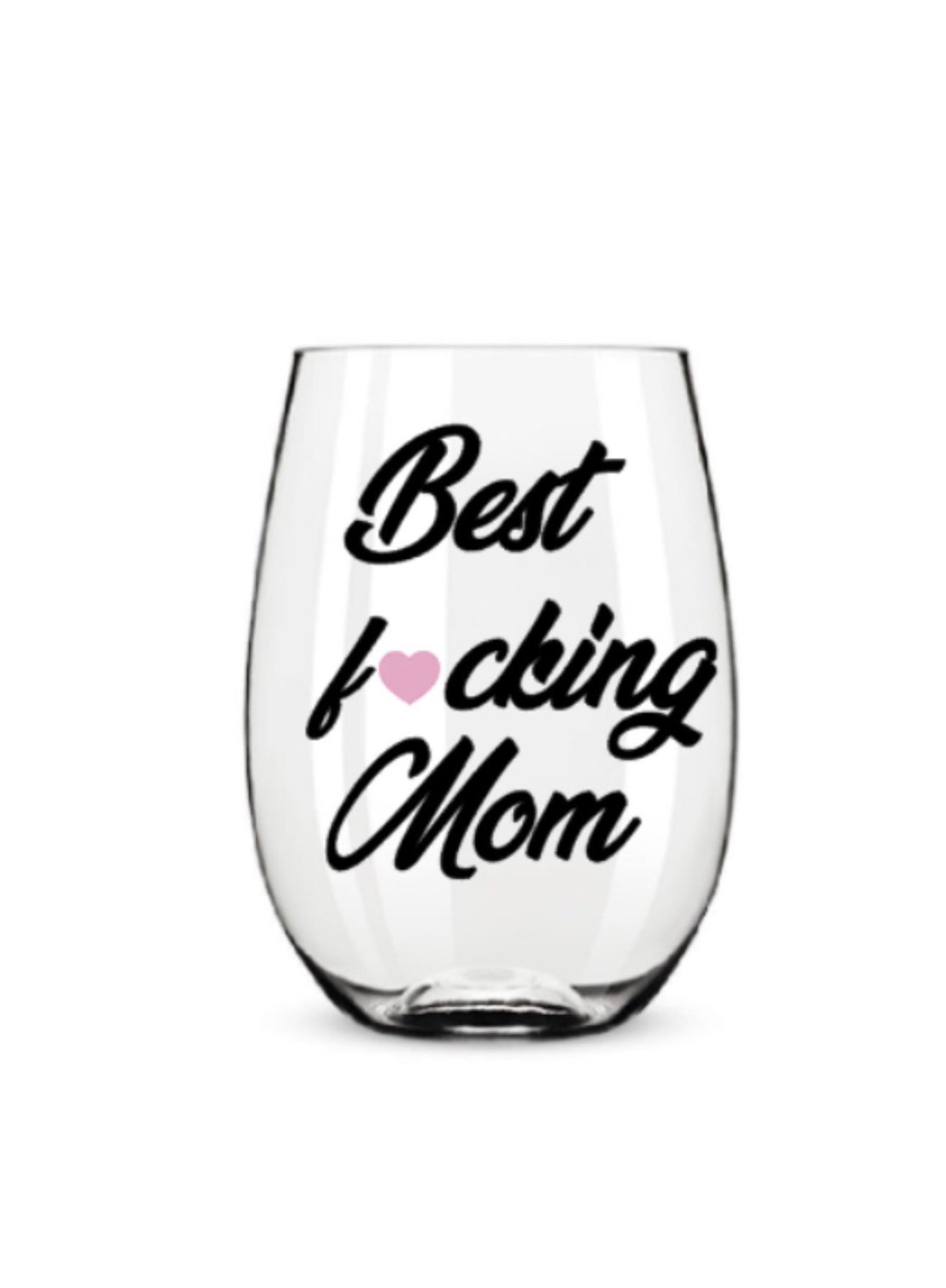 Mom Wine Glass. Best Mom Wine Glass. Mom Gift. Gift for Mom. Mommy Wine