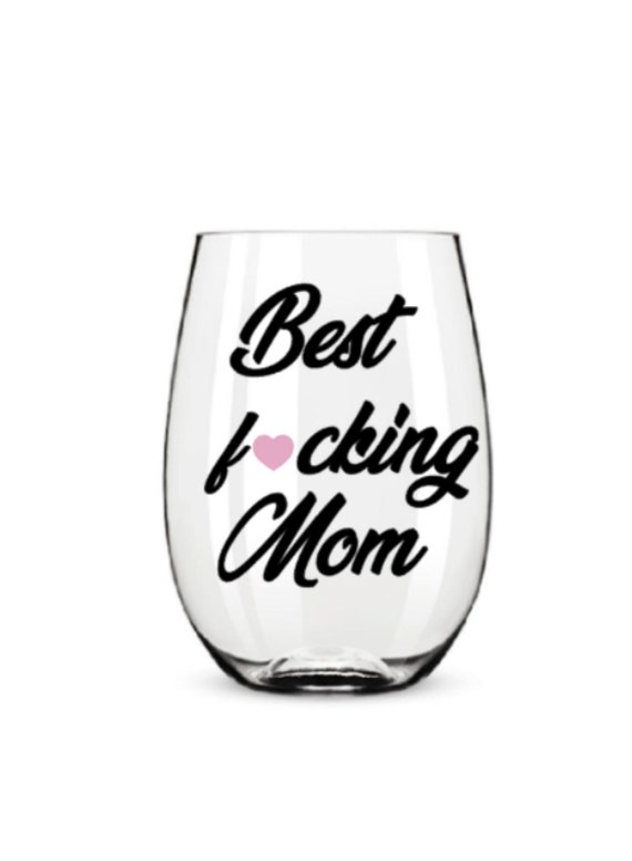 Mom Wine Glass. Best Mom Wine Glass. Mom Gift. Gift for Mom. Etsy