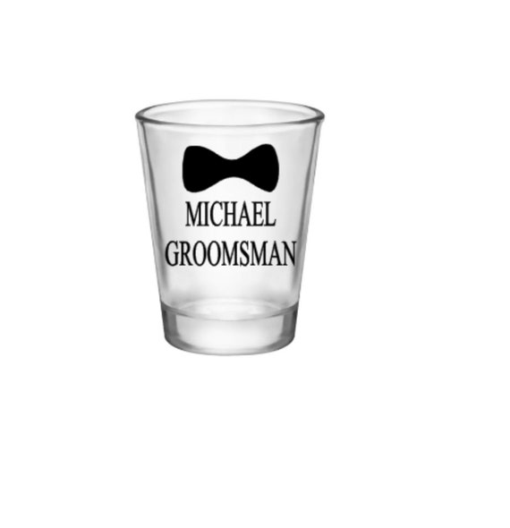 Groomsman gift. Groomsman shot glasses. Gift for groomsman. | Etsy
