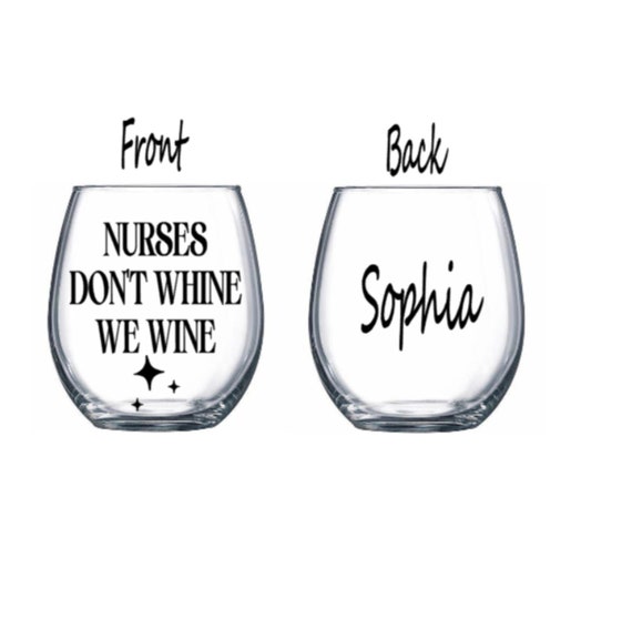 Nurse wine glass. Nurse wine glasses. Nursing student wine glass. Nursing  student gift. Nursing school gift. Rn wine glass. Rn gift.