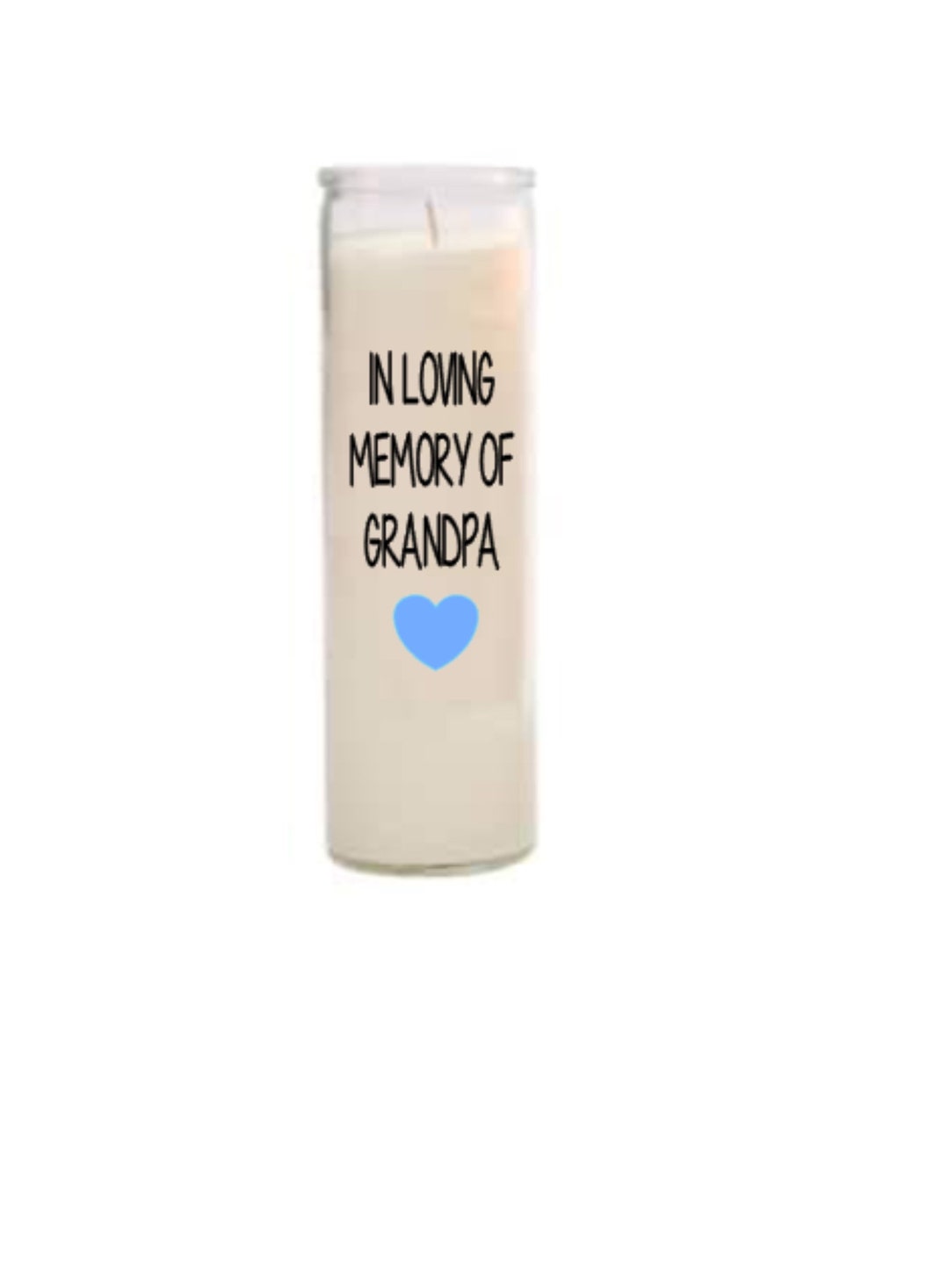 In Loving Memory of Grandpa Candle. in Loving Memory of Etsy