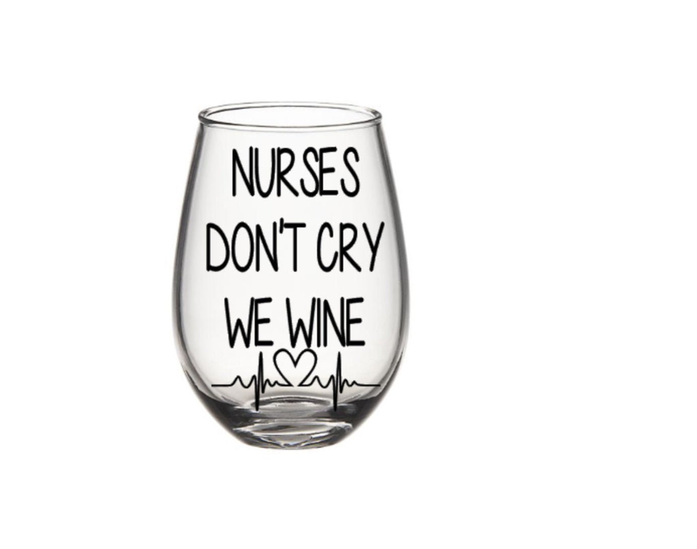 Nurse Wine Glass. Nurse Gift. Rn Wine Glass. Rn Gift. Etsy