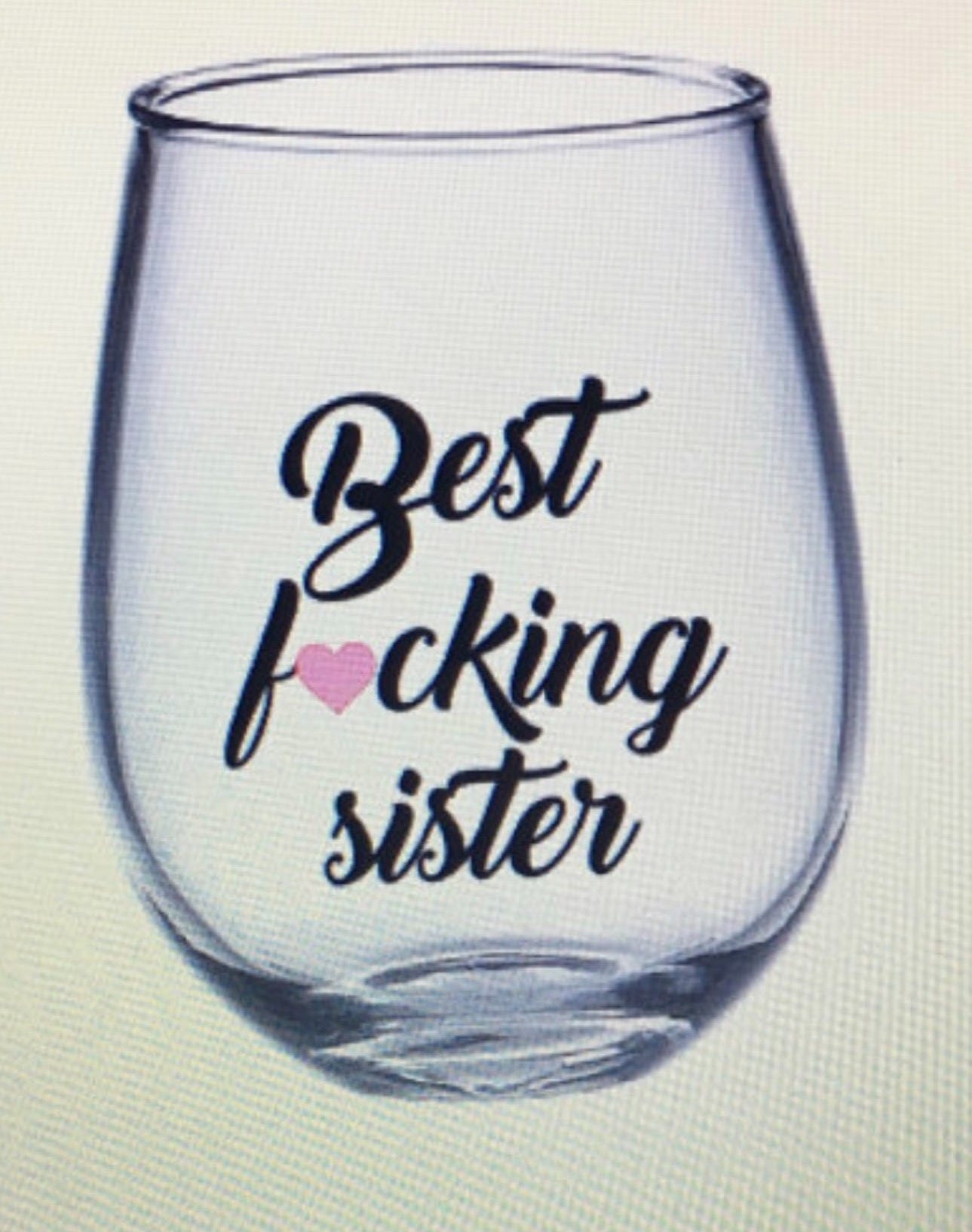 Sister wine glass. Sister gift. Gift for sister. Sisters wine Etsy