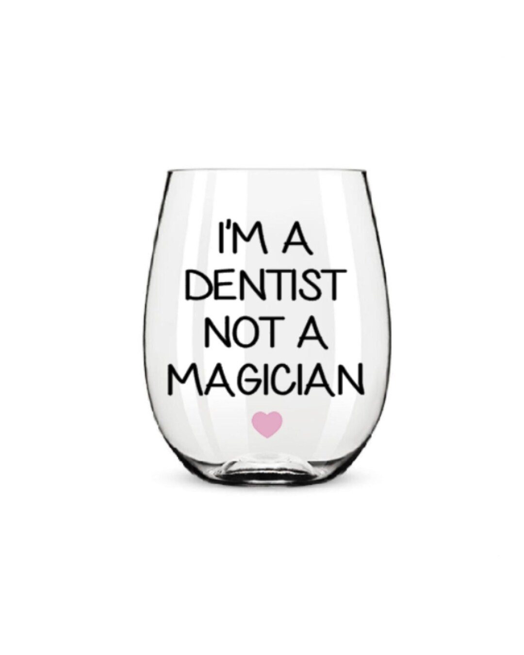 Dental hygienist wine glass. Dental assistant wine glass. Etsy Nederland