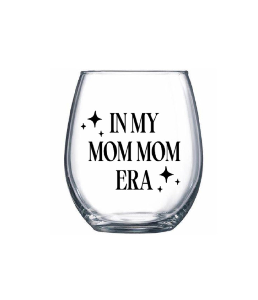 Mom Mom Gift. Mom Mom Wine Glass. Mom Mom. Grandma Wine Glass. Etsy